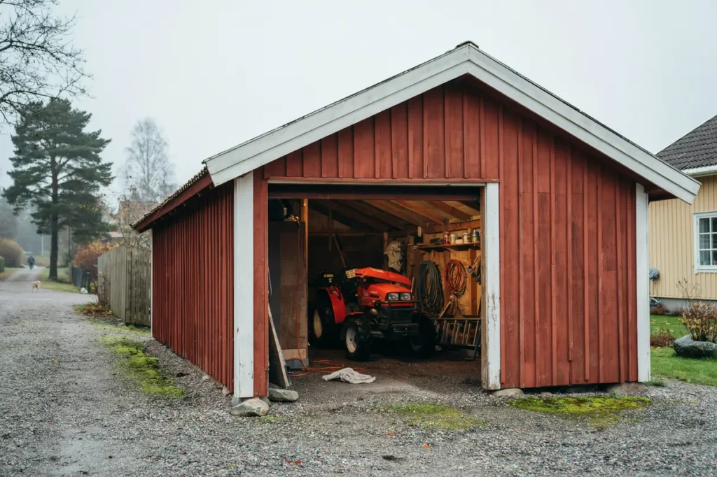 bygga friggebod som garage med l g takh jd