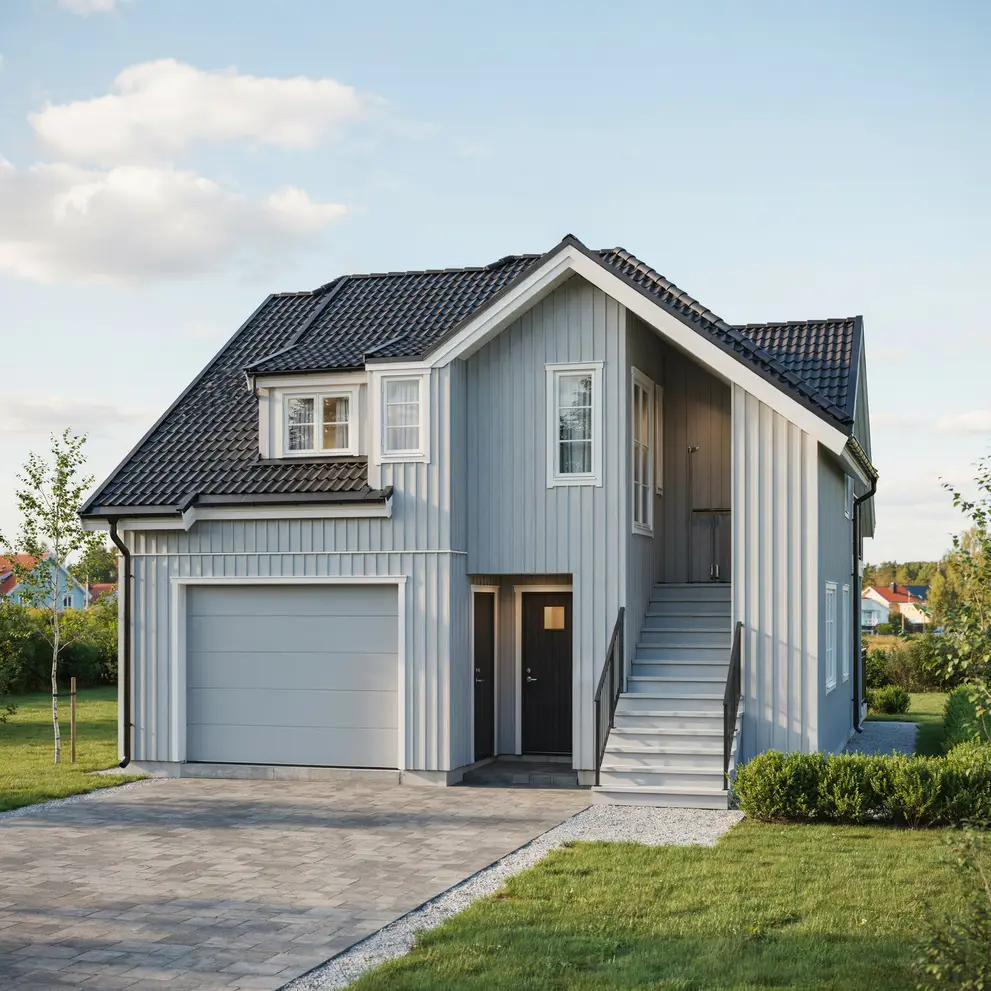 bygga garage med overvaning bodel nynashamn stockholm