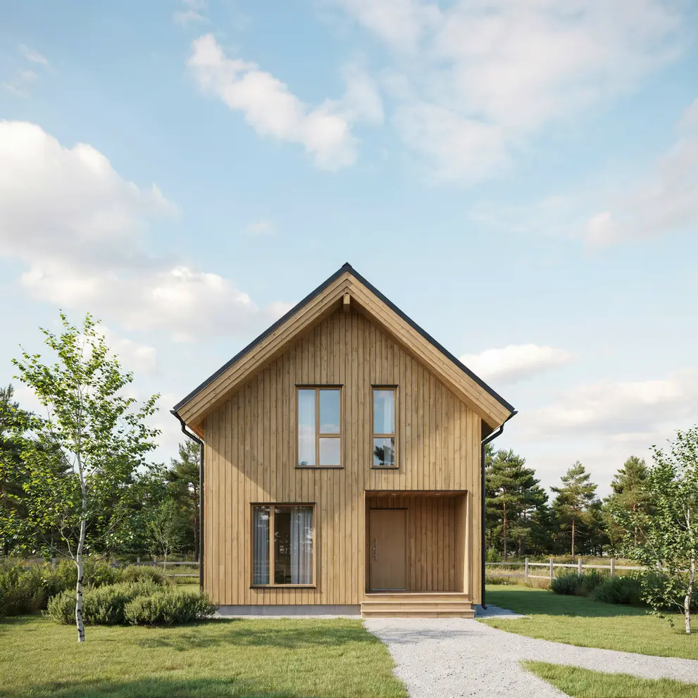 bygga hus i losvirke trahus arkitektritade villa nynashamn stockholm