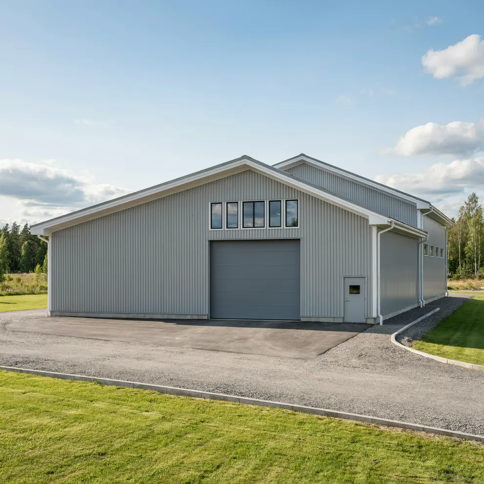 bygga maskinhall verkstad nynashamn stockholm