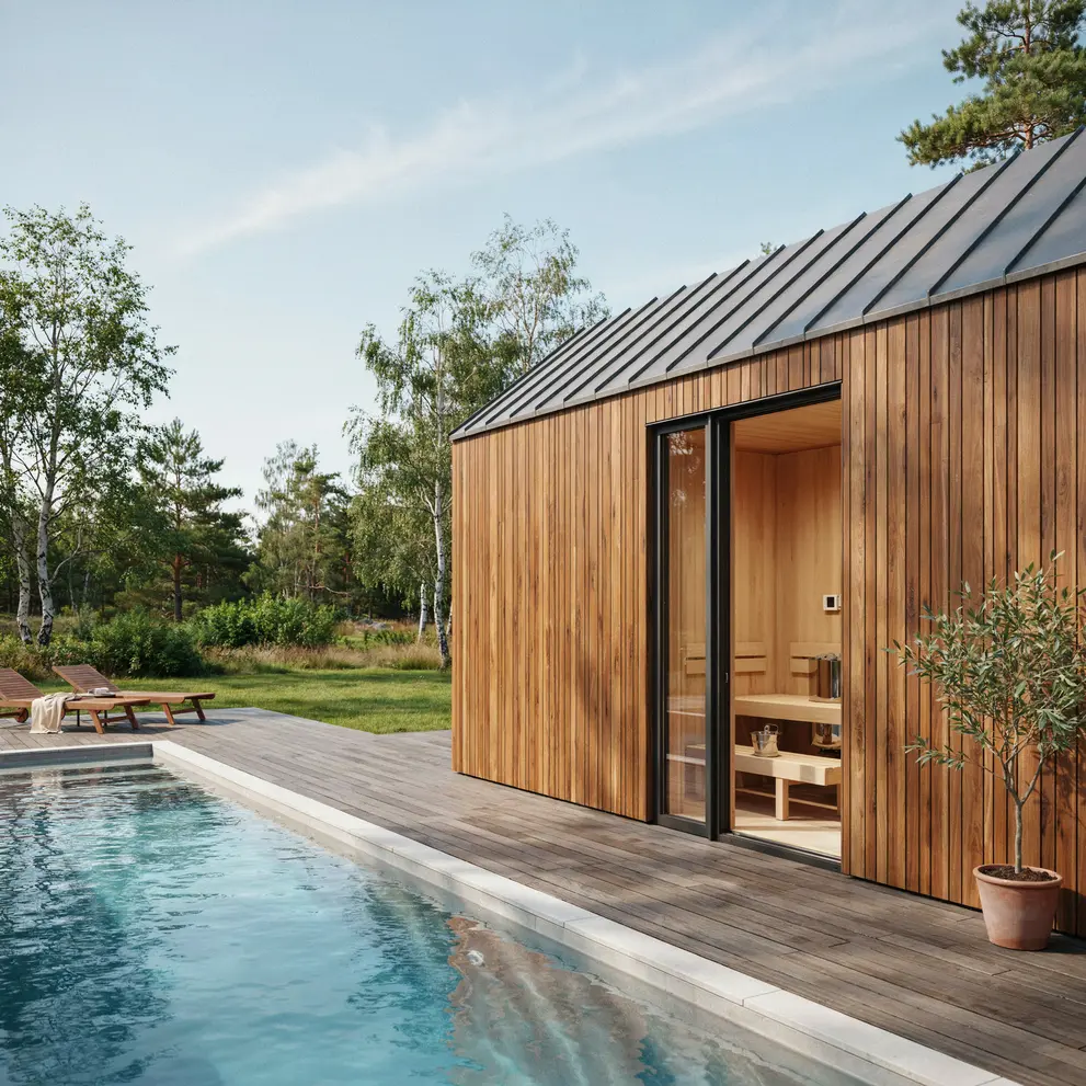 bygga poolhus med bastu nynashamn stockholm